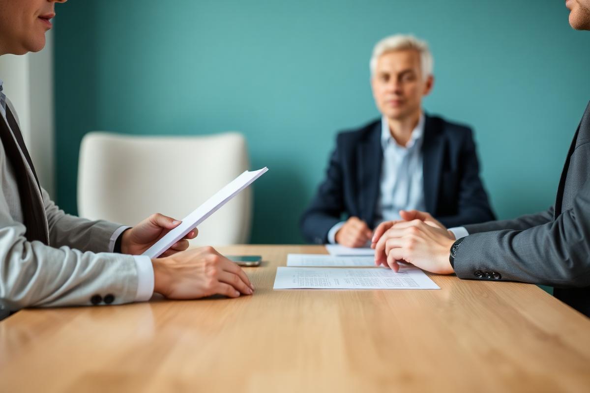 Business consultation across a boardroom table
